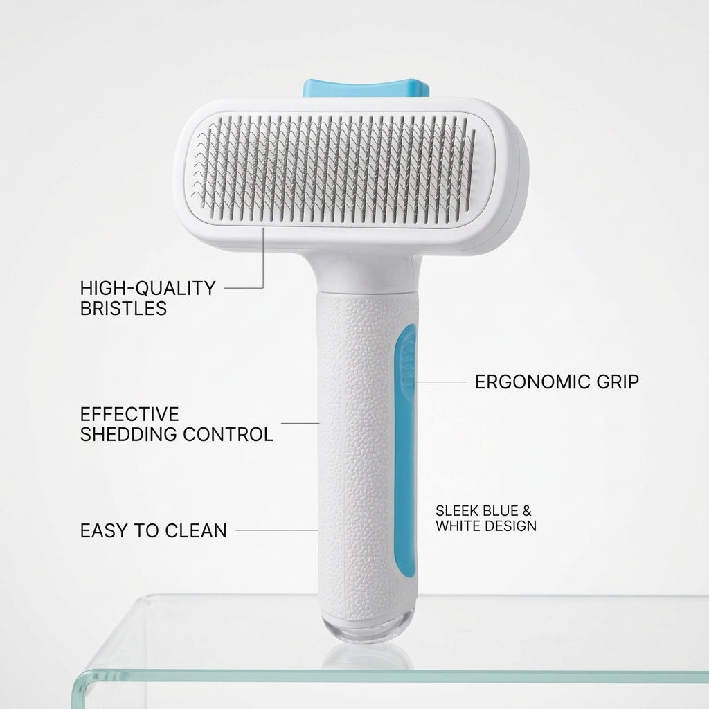 Pet grooming brush