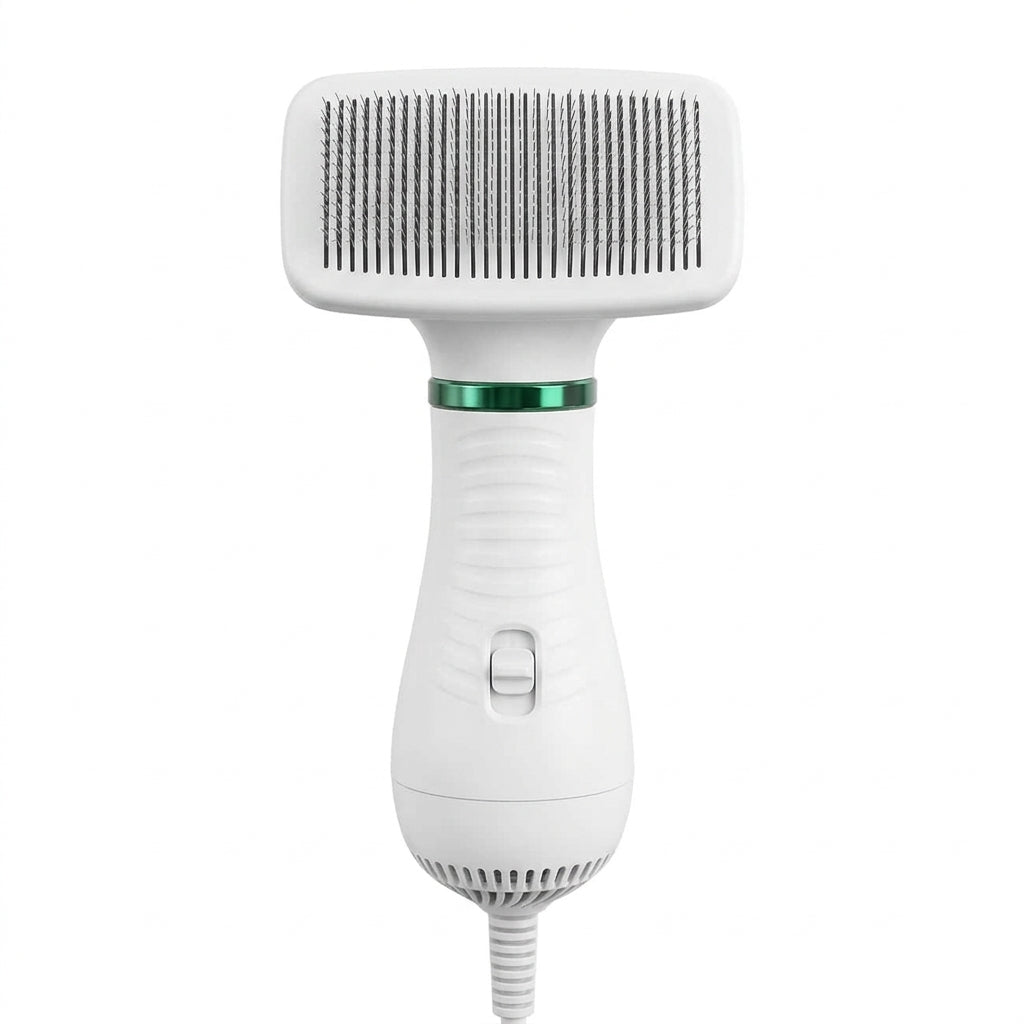 2-in-1 Pet Hair Dryer & Slicker Brush