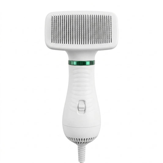 2-in-1 Pet Hair Dryer & Slicker Brush
